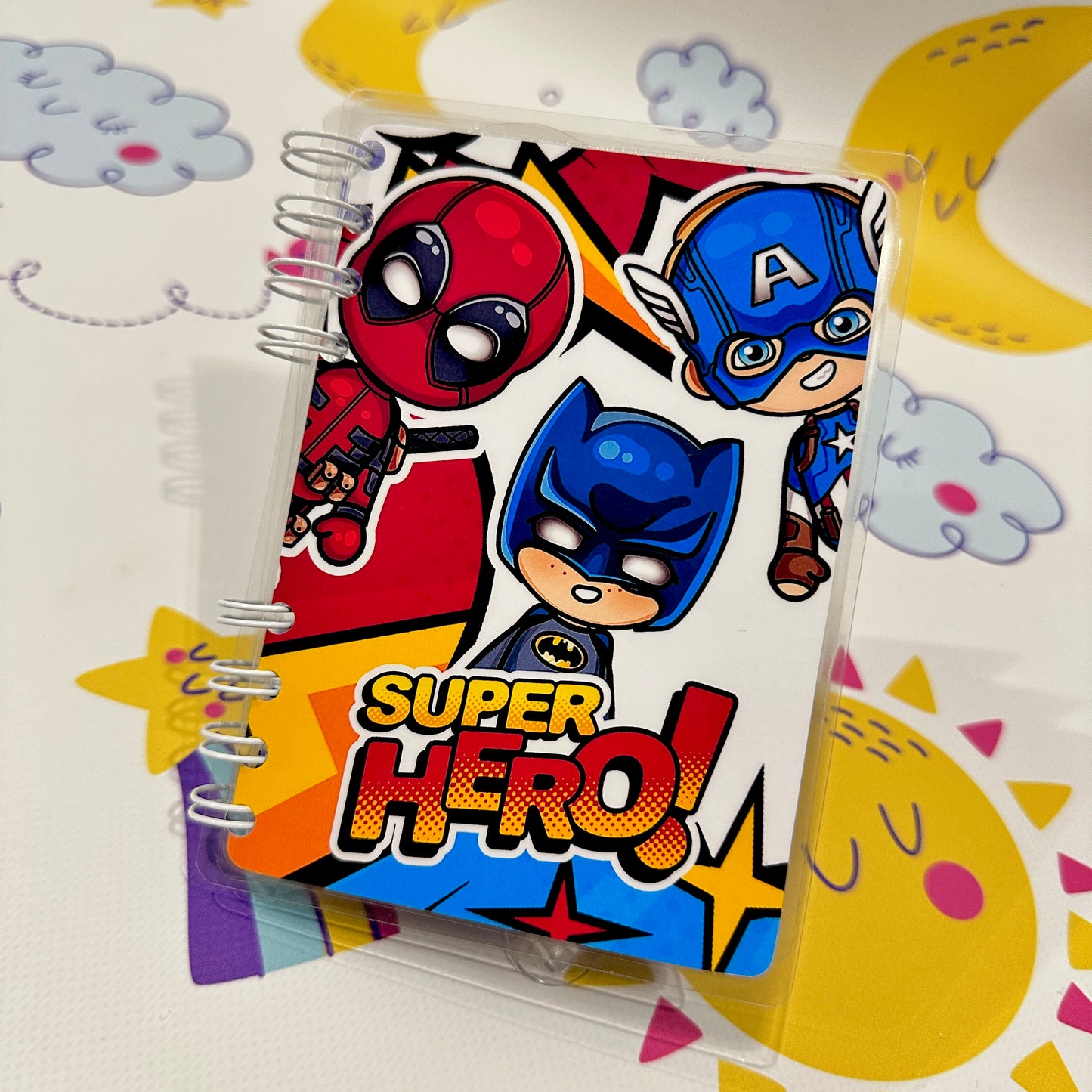 Superhelden - Mini-Buch mit Klett-Elementen
