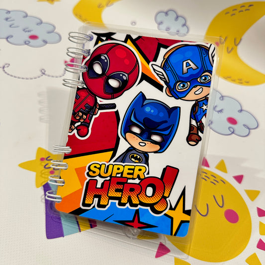 Superhelden - Mini-Buch mit Klett-Elementen