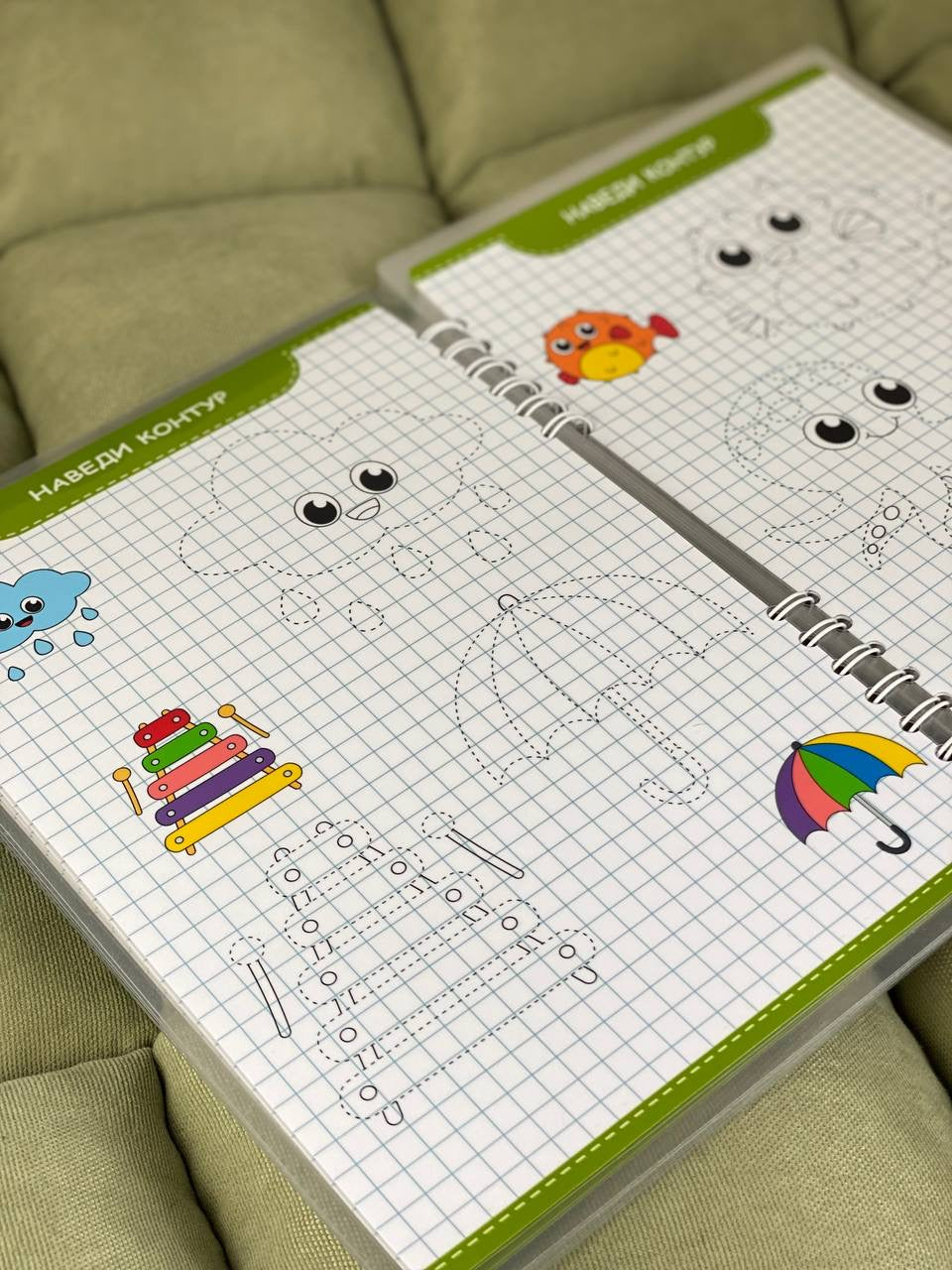 Schreib & Wisch Lernheft – Wiederverwendbares Übungsbuch für Kinder