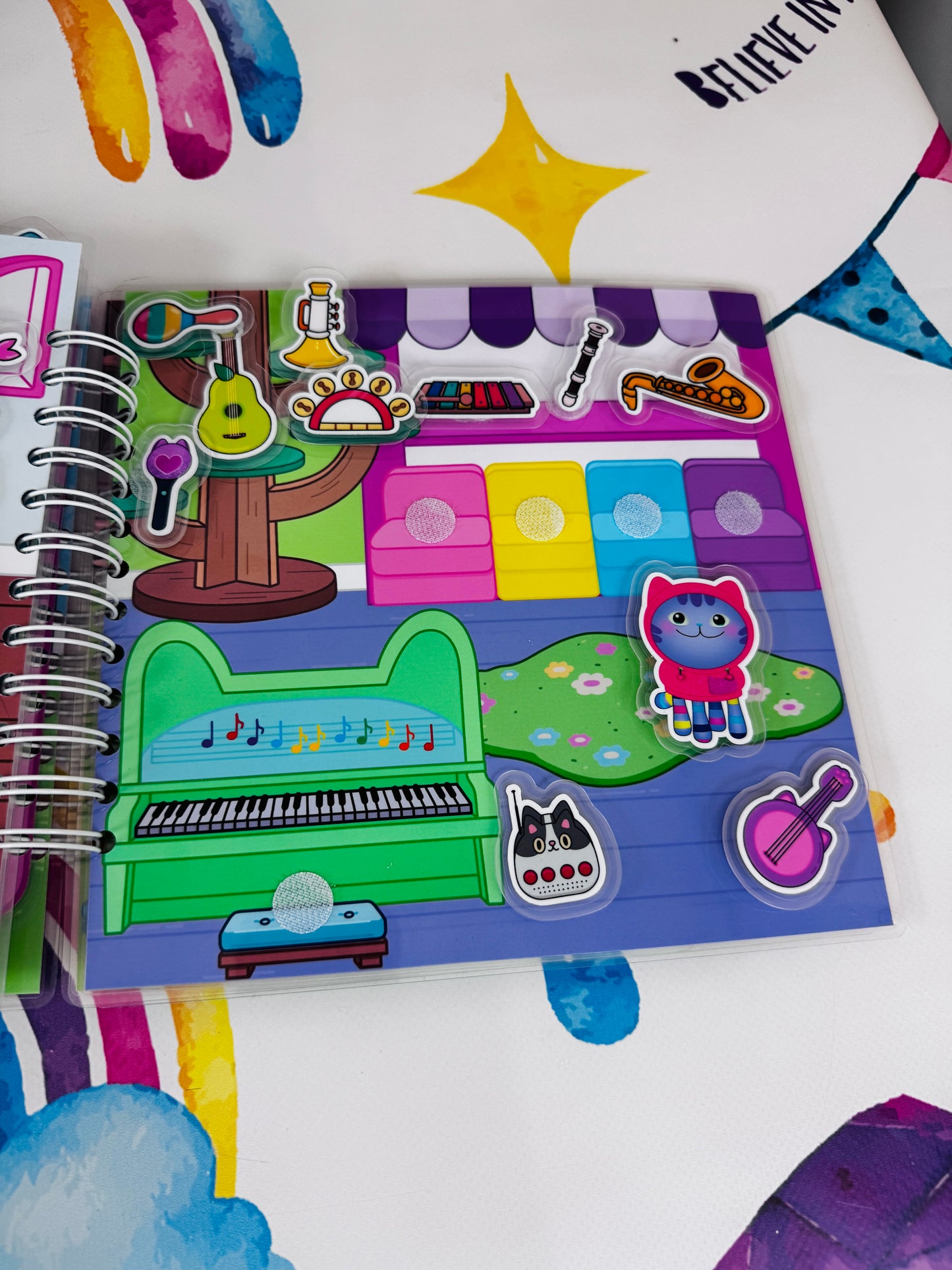 Gabbys Haus - Kreativ-Buch mit Klett-Stickern