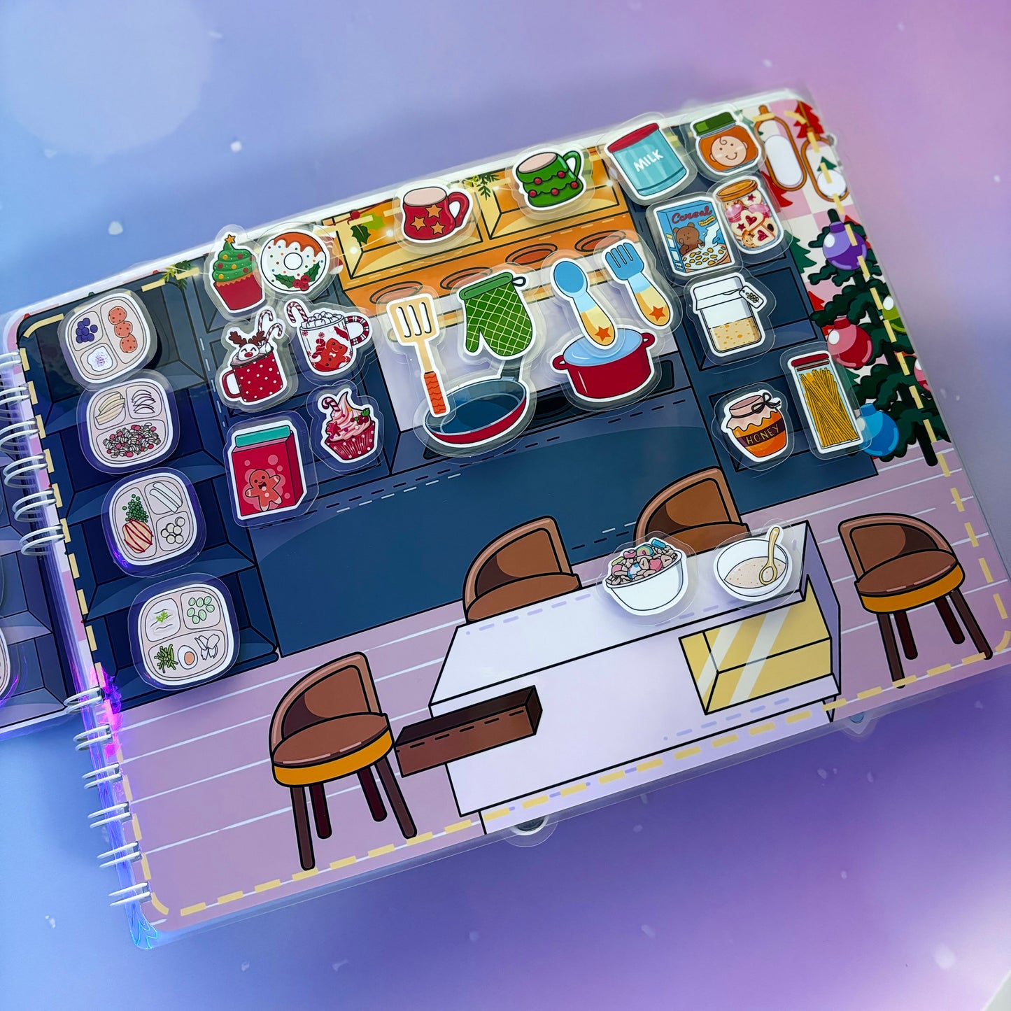 Wintergeschichten – Kreativ-Buch mit Klett-Stickern