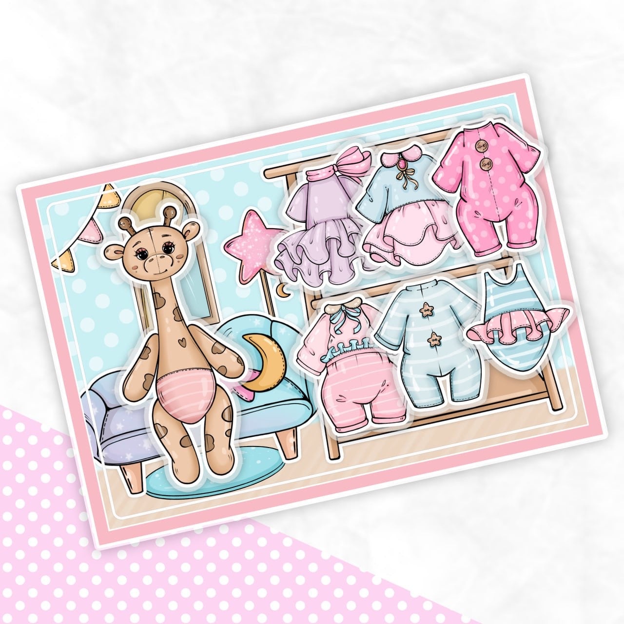 Anziehen und Spielen, Meine süßen Tierfreunde - Kreativ-Buch mit Klett-Stickern