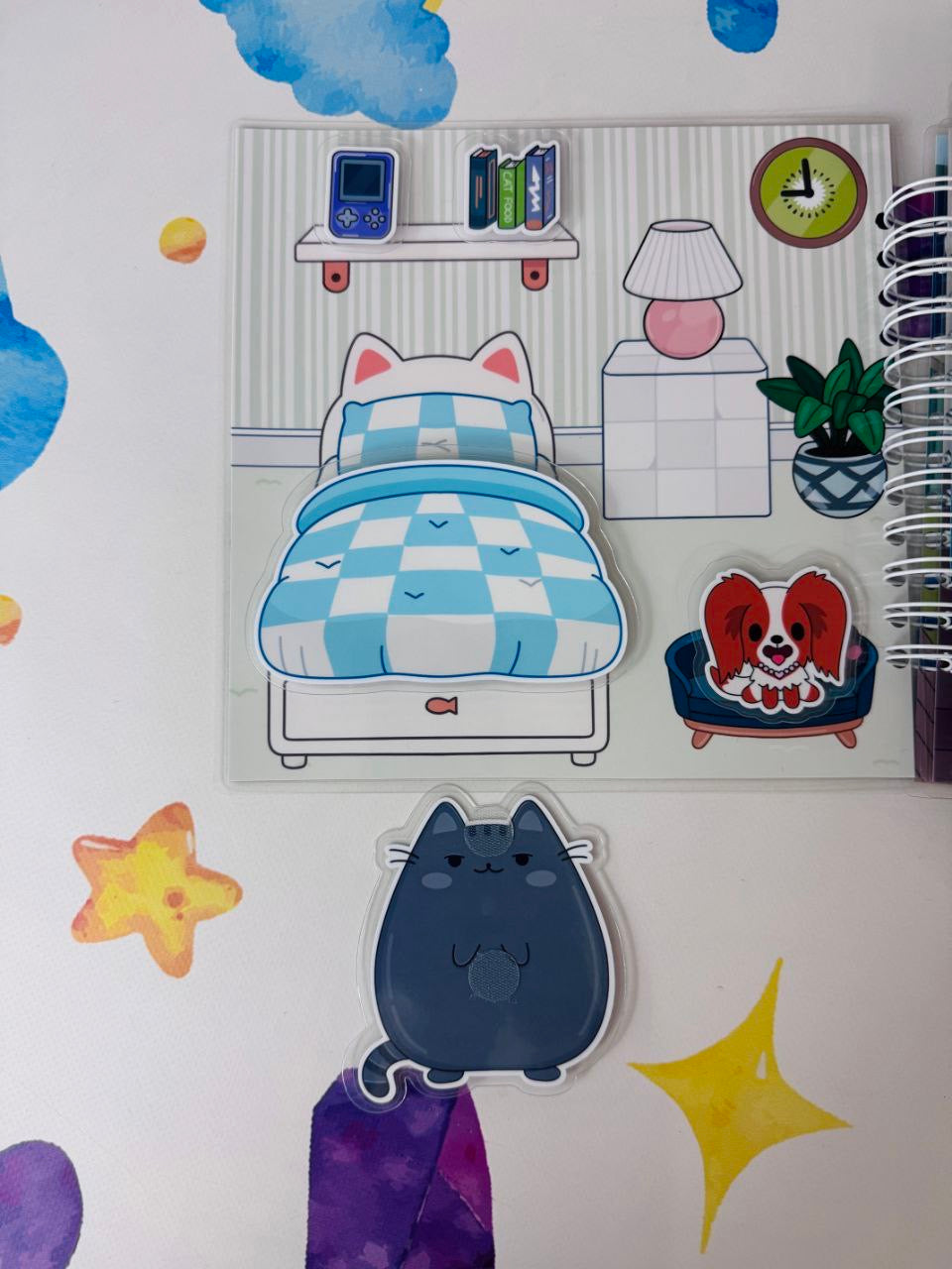 Pusheens Haus - Kreativ-Buch mit Klett-Stickern