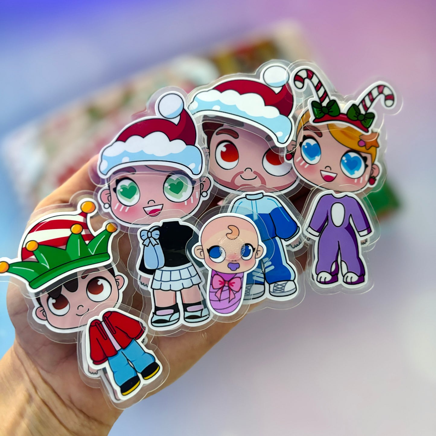 Wintergeschichten – Kreativ-Buch mit Klett-Stickern