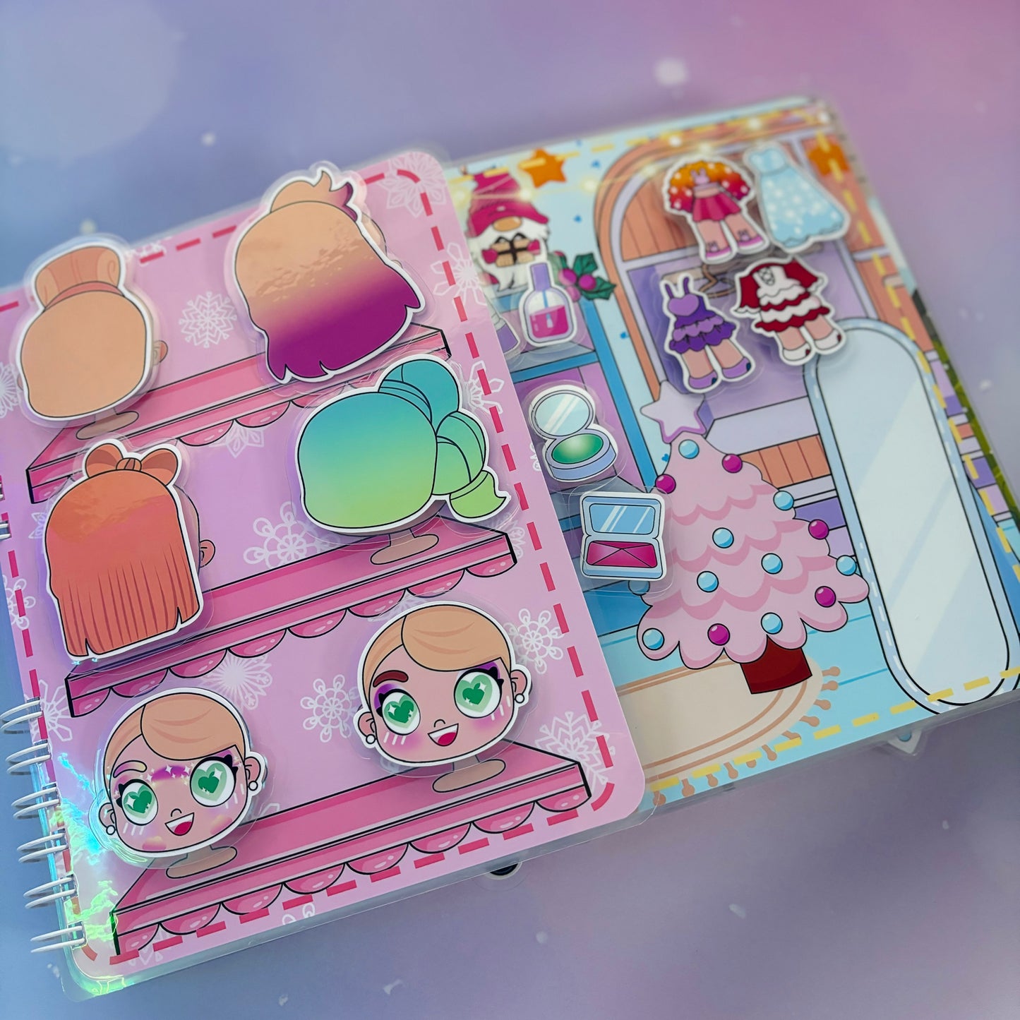 Wintergeschichten – Kreativ-Buch mit Klett-Stickern