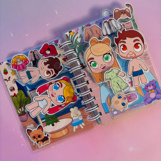 Wintergeschichten – Mini-Buch mit Klett-Stickern