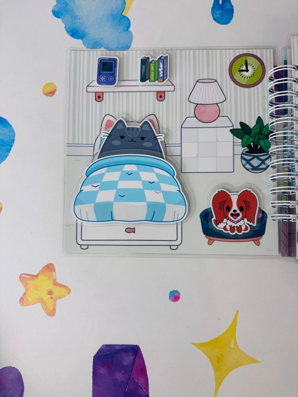 Pusheens Haus - Kreativ-Buch mit Klett-Stickern