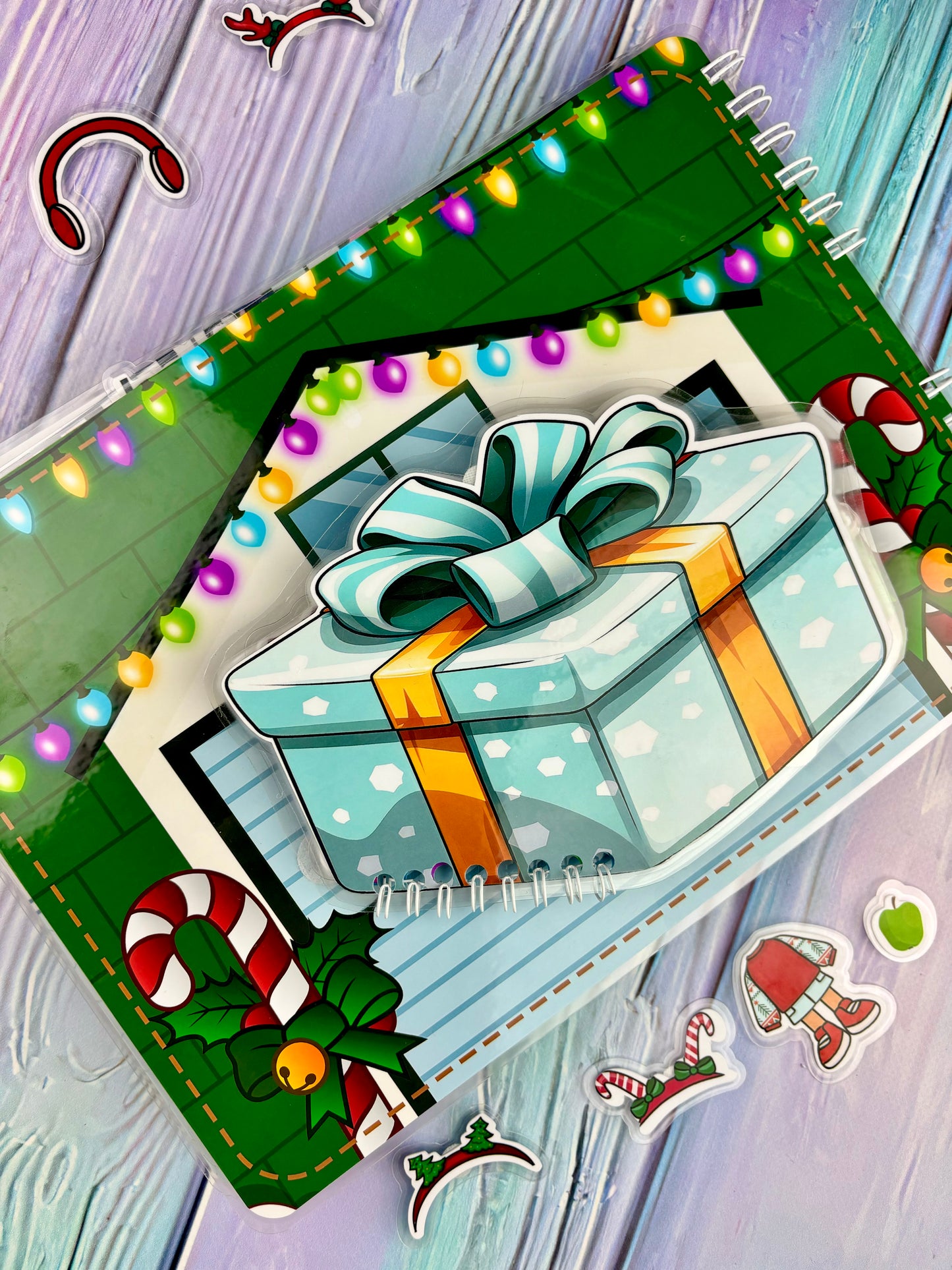 Wintermärchen (Teil 1) - Kreativ-Buch mit Klett-Stickern