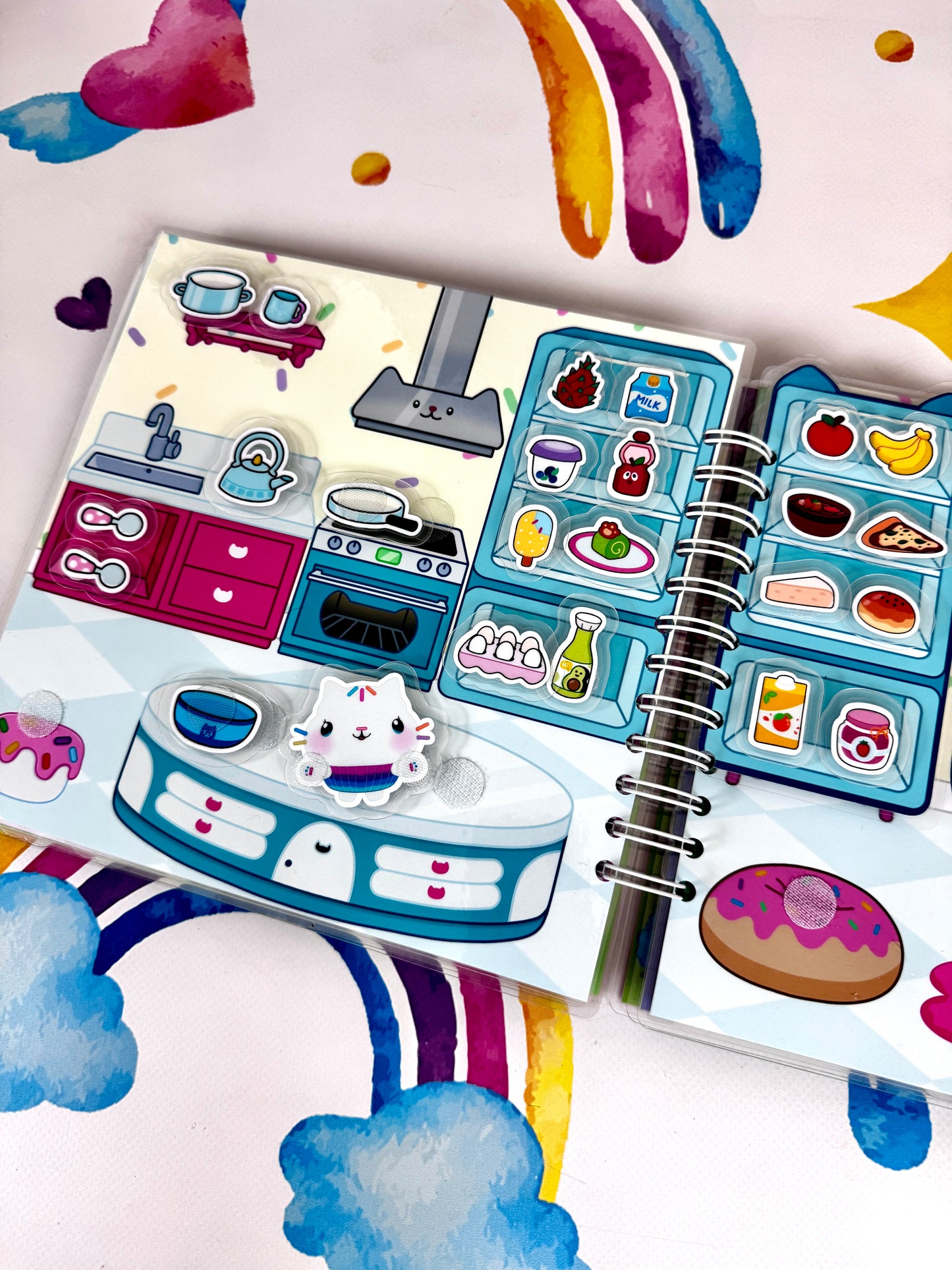 Gabbys Haus - Kreativ-Buch mit Klett-Stickern