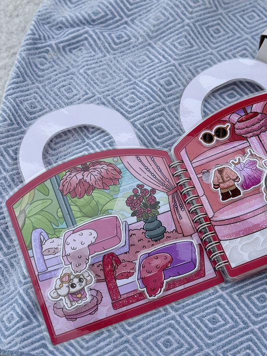 Traumhaus - Kreativ-Buch mit Klett-Stickern