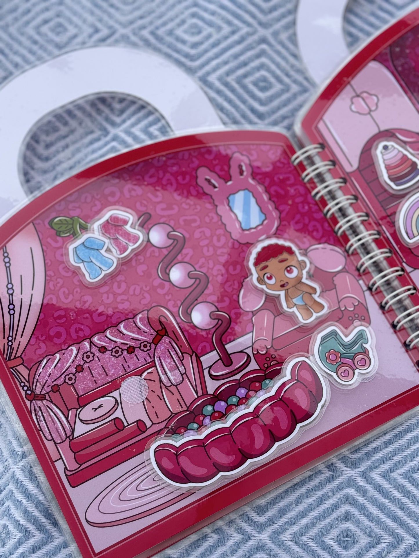 Traumhaus - Kreativ-Buch mit Klett-Stickern