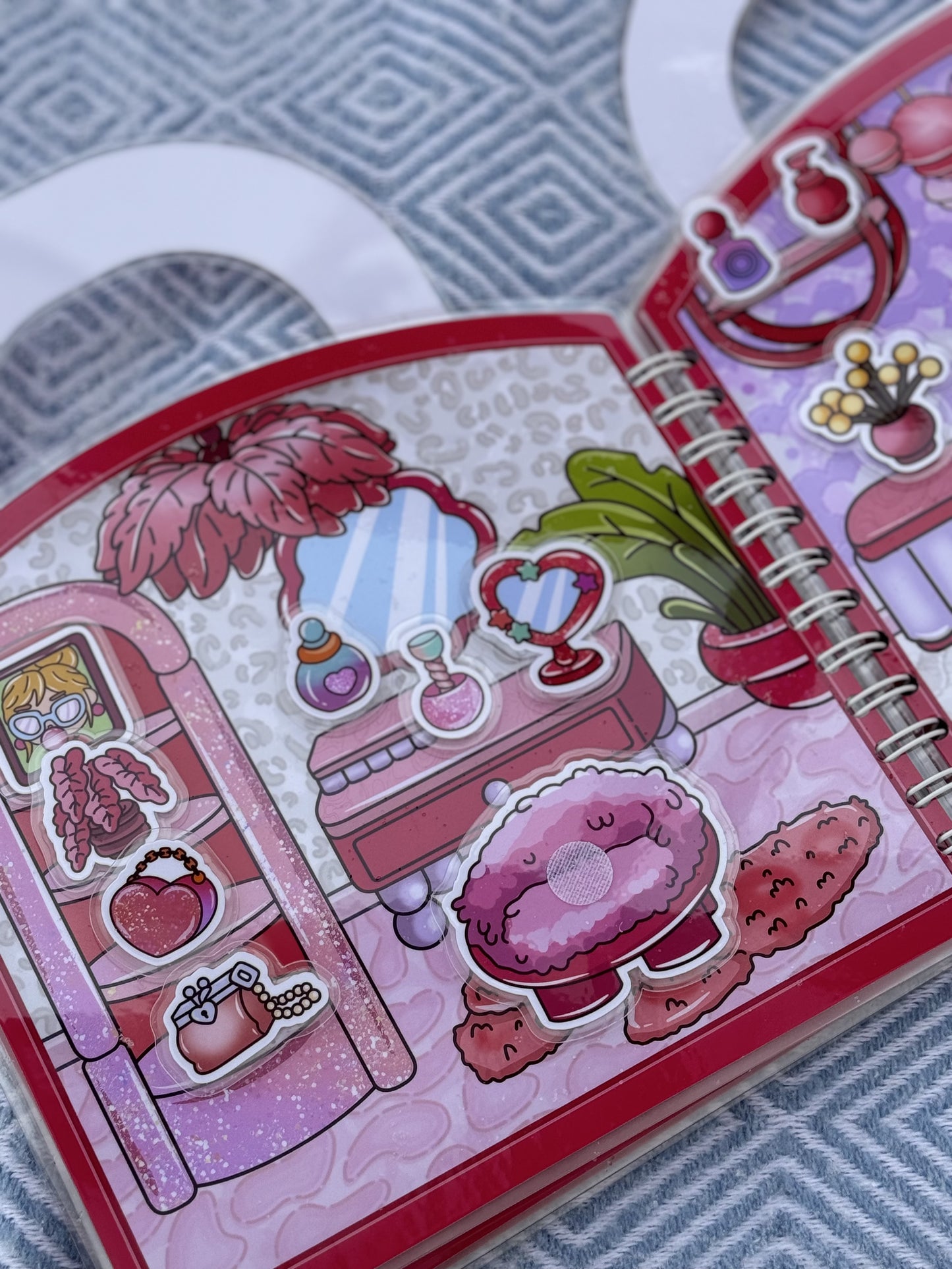 Traumhaus - Kreativ-Buch mit Klett-Stickern