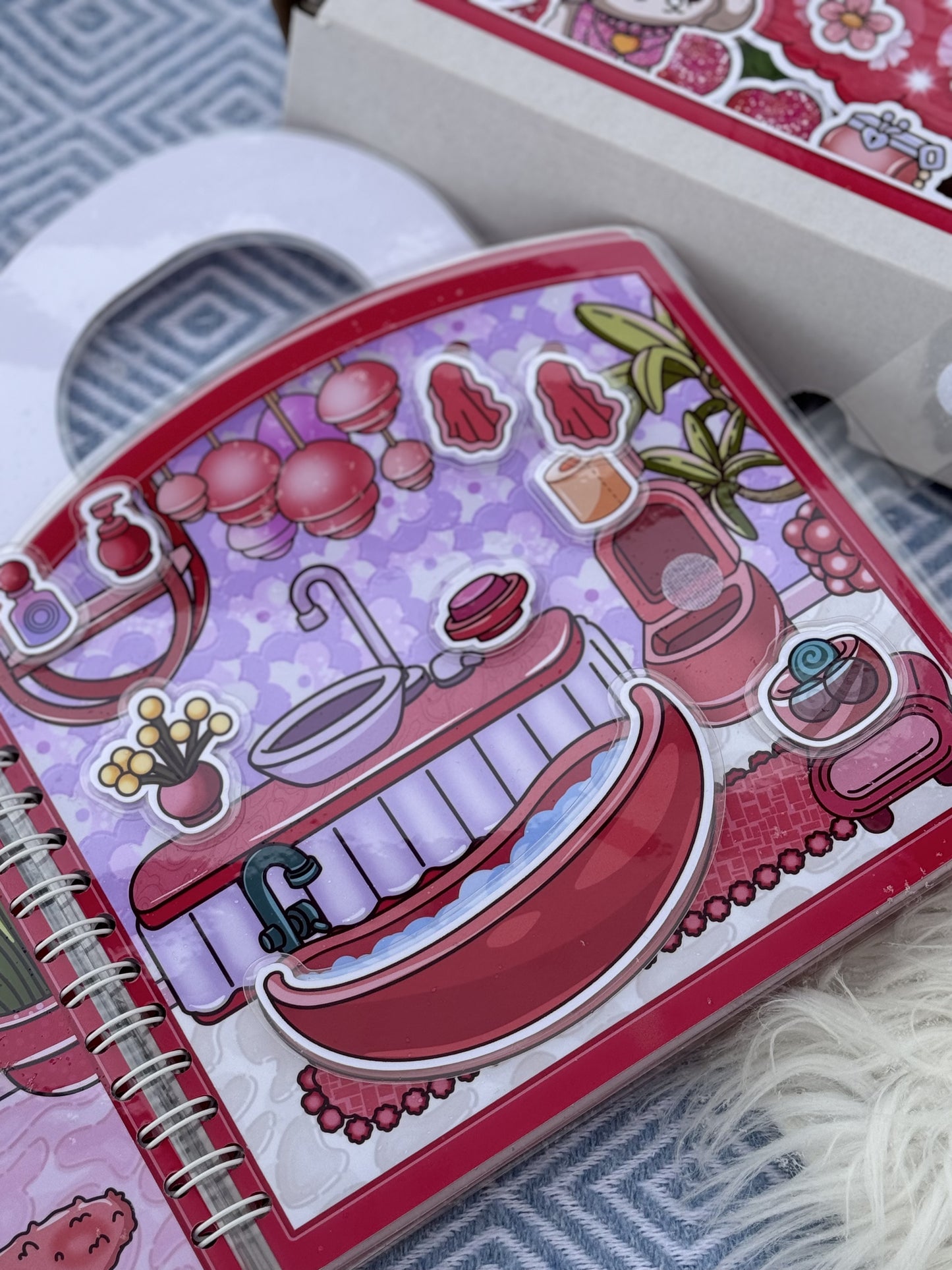 Traumhaus - Kreativ-Buch mit Klett-Stickern