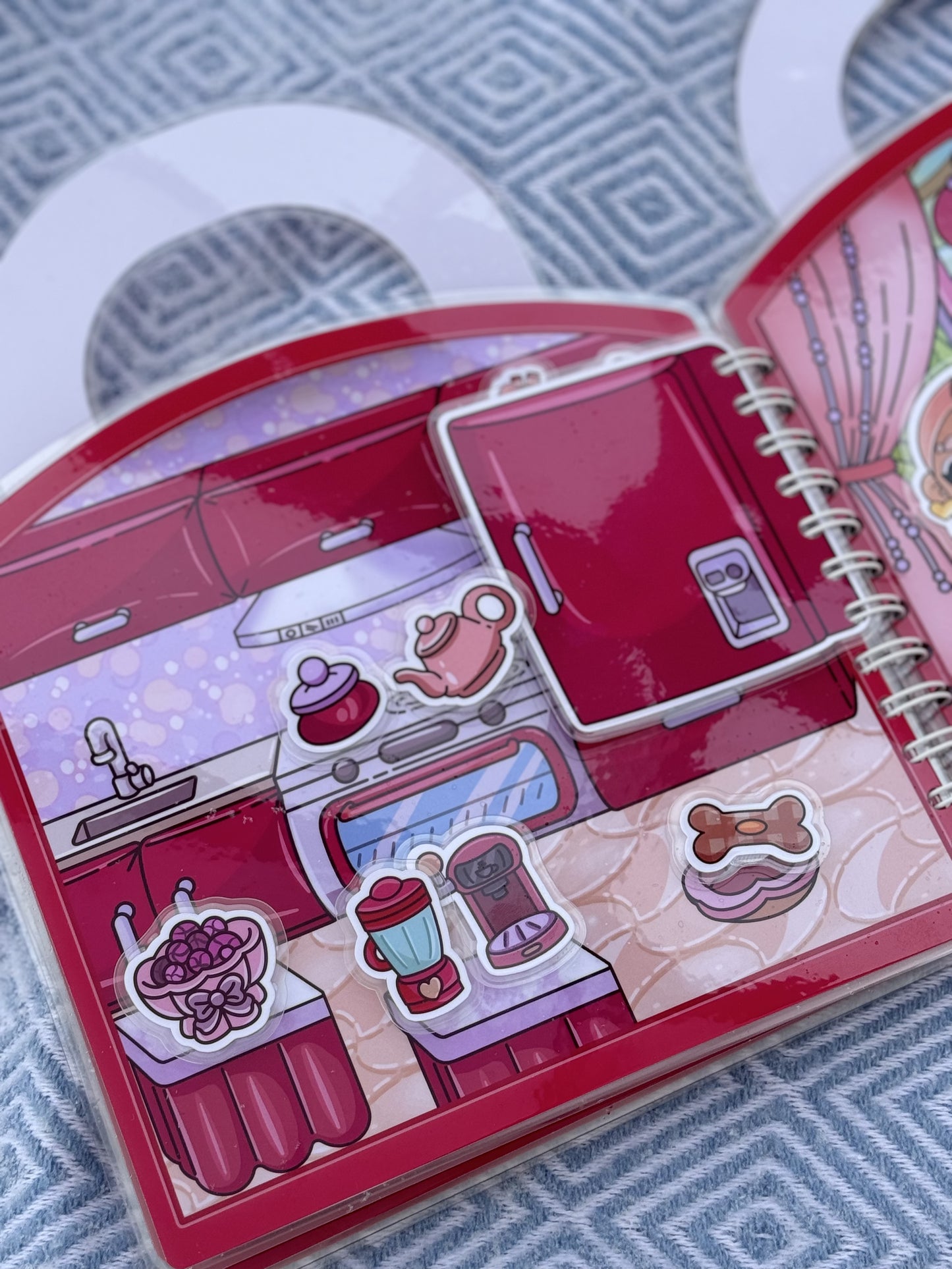 Traumhaus - Kreativ-Buch mit Klett-Stickern