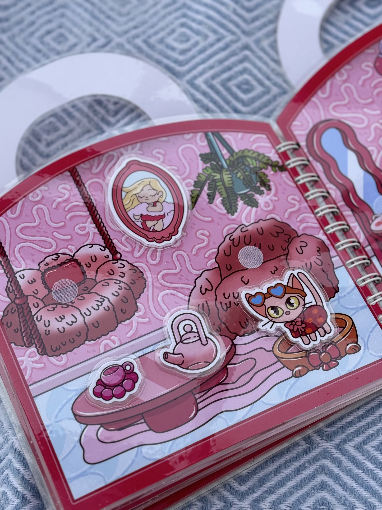 Traumhaus - Kreativ-Buch mit Klett-Stickern