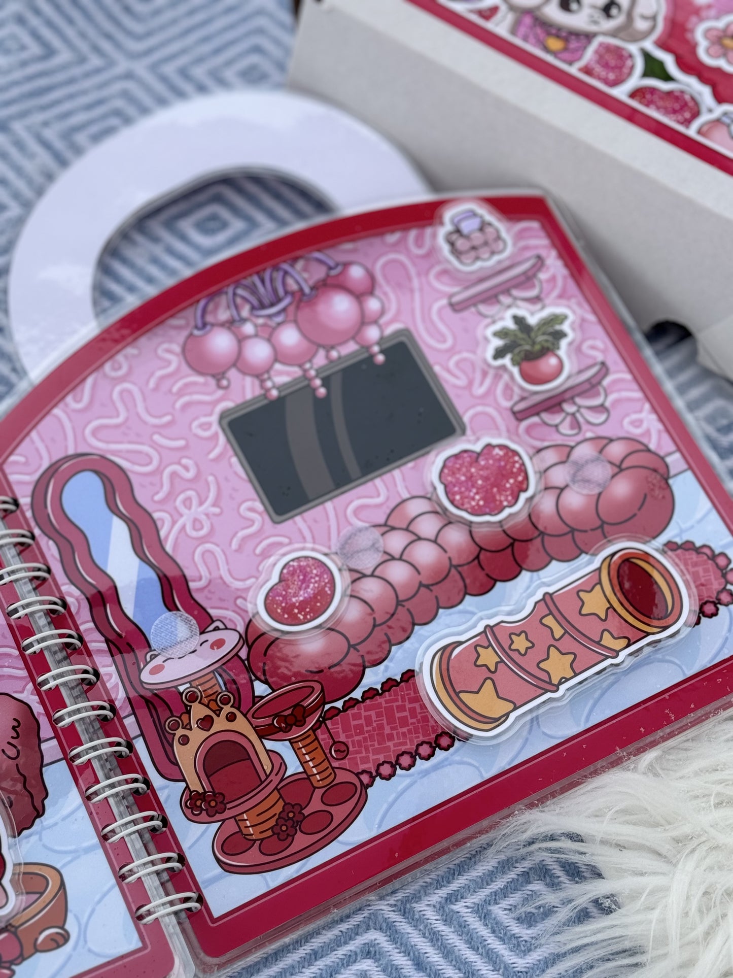 Traumhaus - Kreativ-Buch mit Klett-Stickern