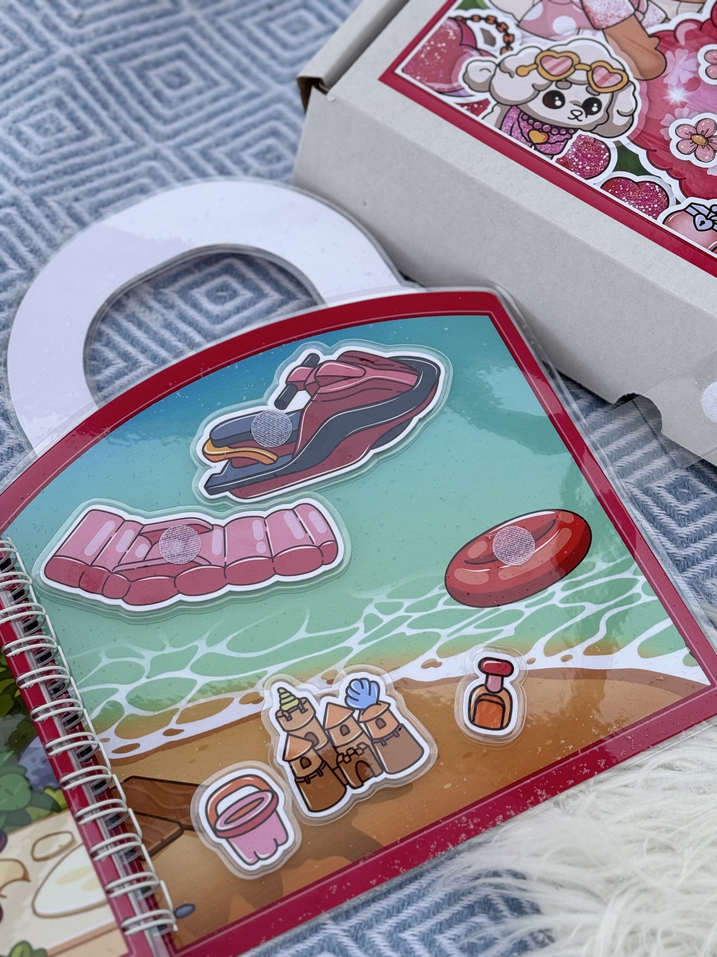 Traumhaus - Kreativ-Buch mit Klett-Stickern