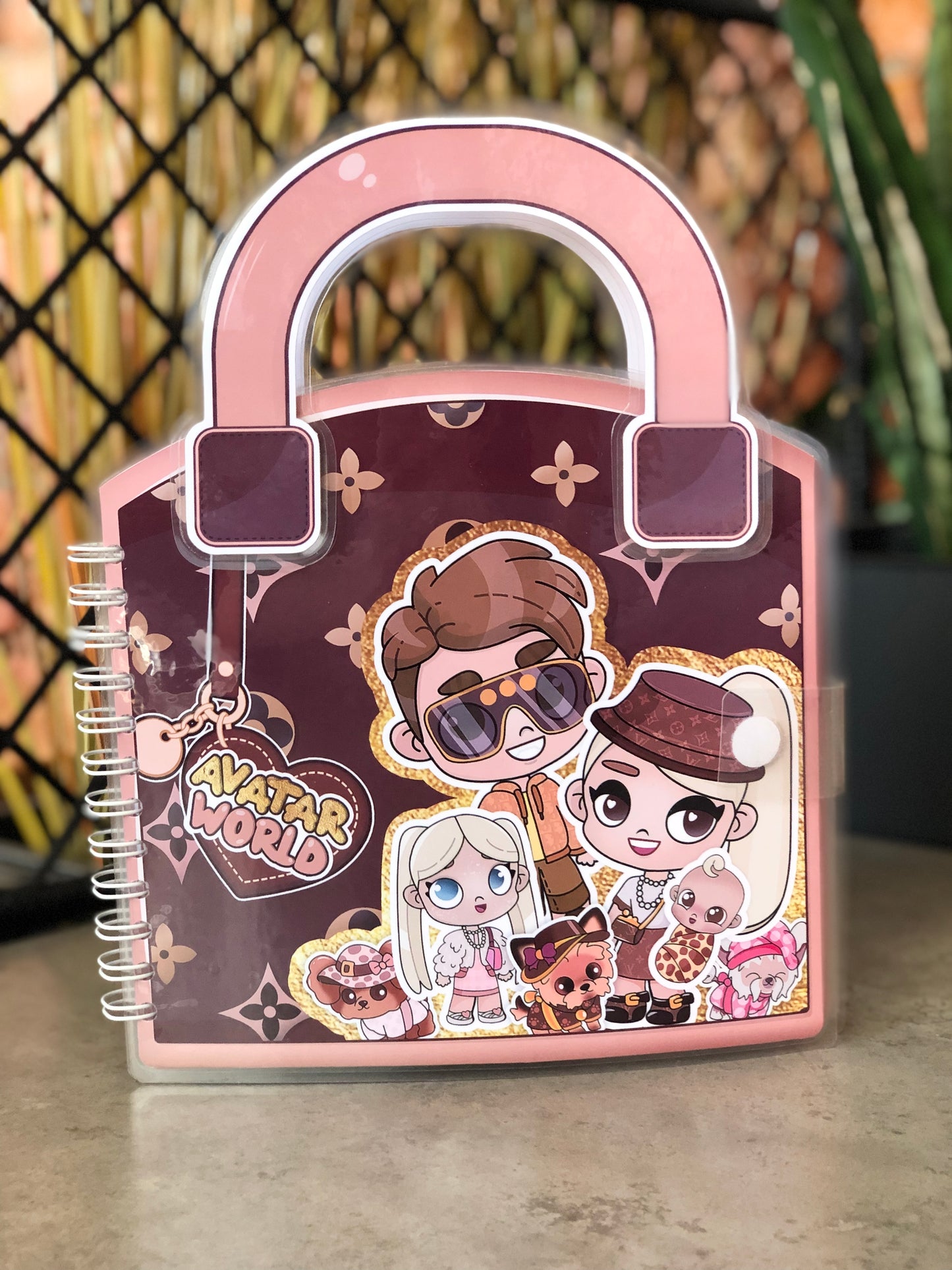 Familienhäuschen – Kreativ-Buch mit Klett-Stickern