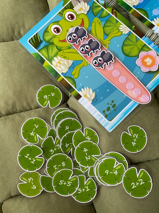 Kva-Frosch-Buch - Interaktives Buch mit Klett-Stickern