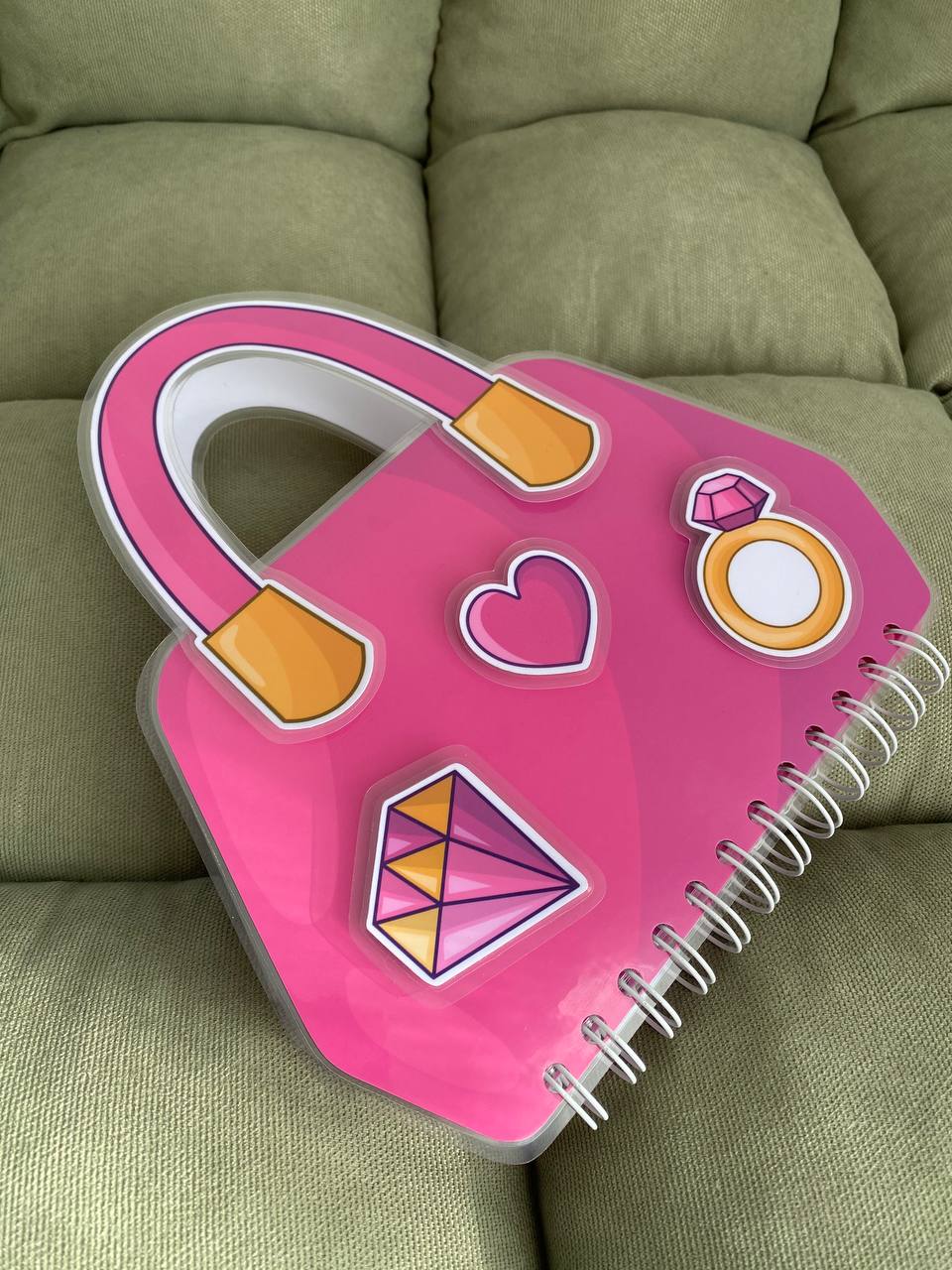 Mädchen Traumtasche  – Kreativ-Buch mit Klett-Stickern