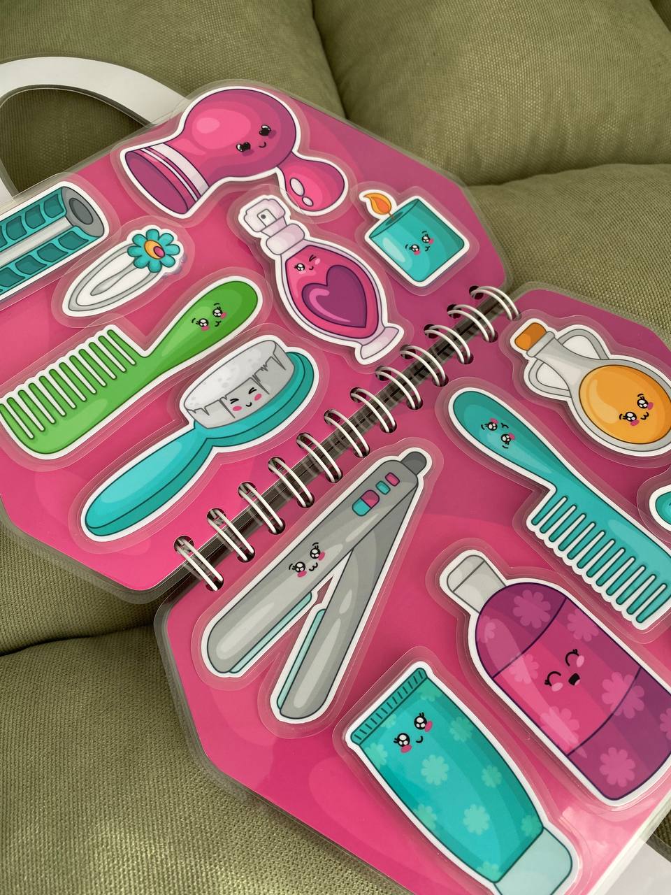 Mädchen Traumtasche  – Kreativ-Buch mit Klett-Stickern